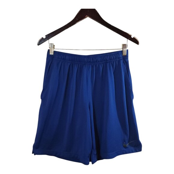 Nike Dri-FIT Mesh Athletic Shorts in Blue Workout Activewear Casual Men's L - Picture 2 of 6